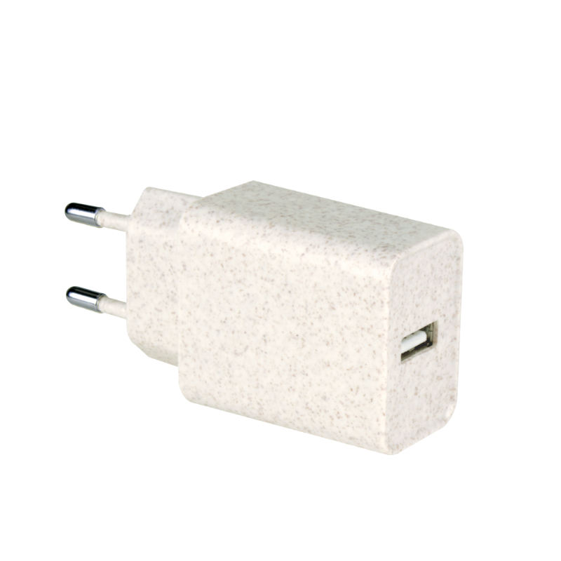 Wheat straw degradable charger