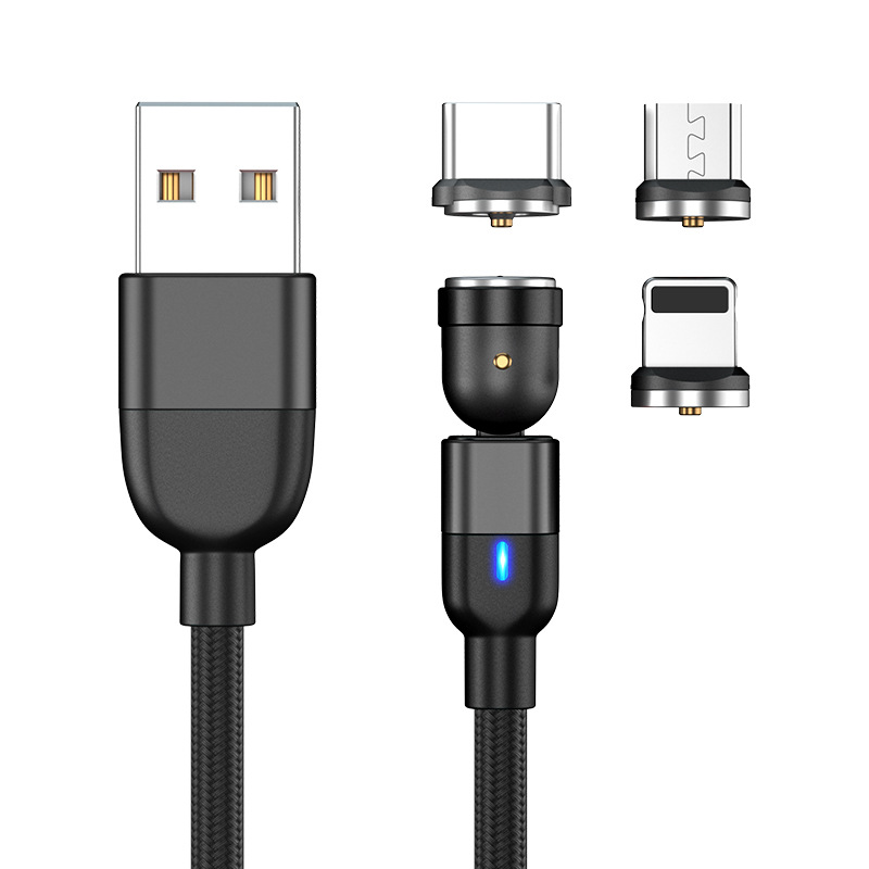 540 degree magnetic suction charging wire