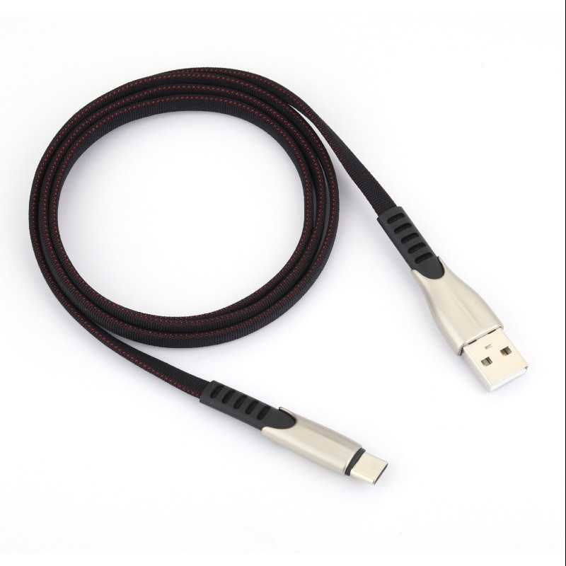Zinc alloy flat wire data line
