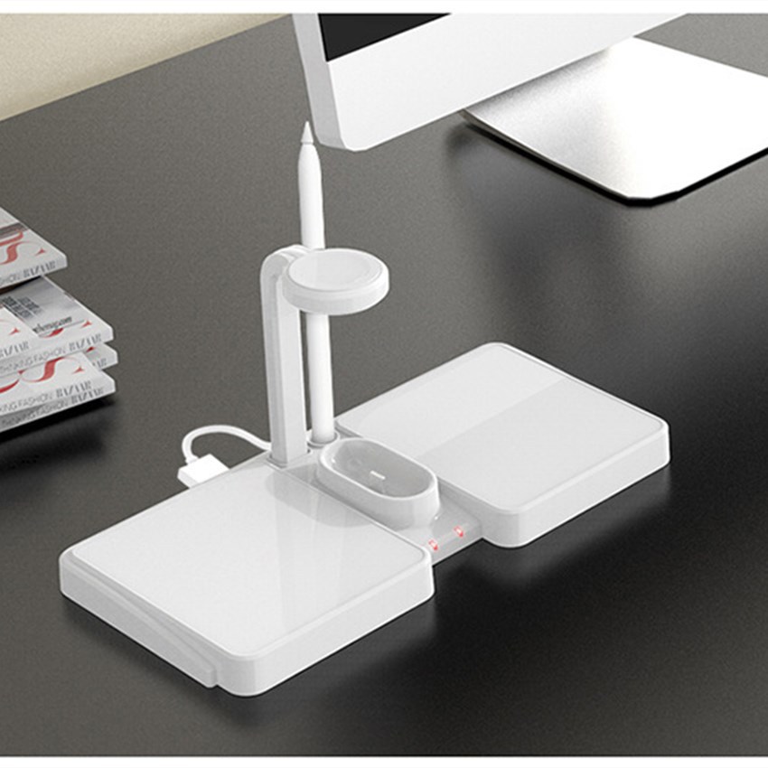 Penholder multi-function wireless charging